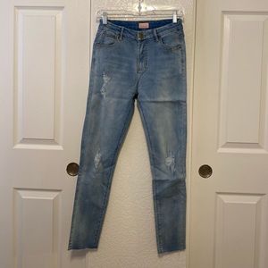 MOTHER Looker Ankle Fray Jeans NWT